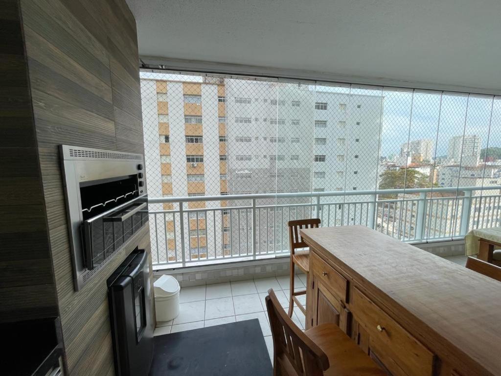 Lindo Apartamento A 50 Metros Da Praia Гуаружа Экстерьер фото